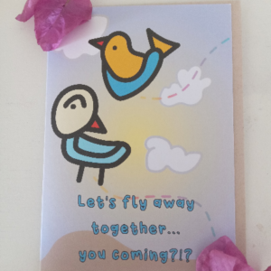 Stophy - Let's Fly Away 4.2"x6" Card