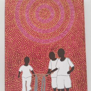 Caribbean Childhood Series 12"x16" Red