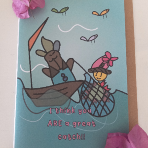 Stophy - Great Catch 4.2"x6" Card